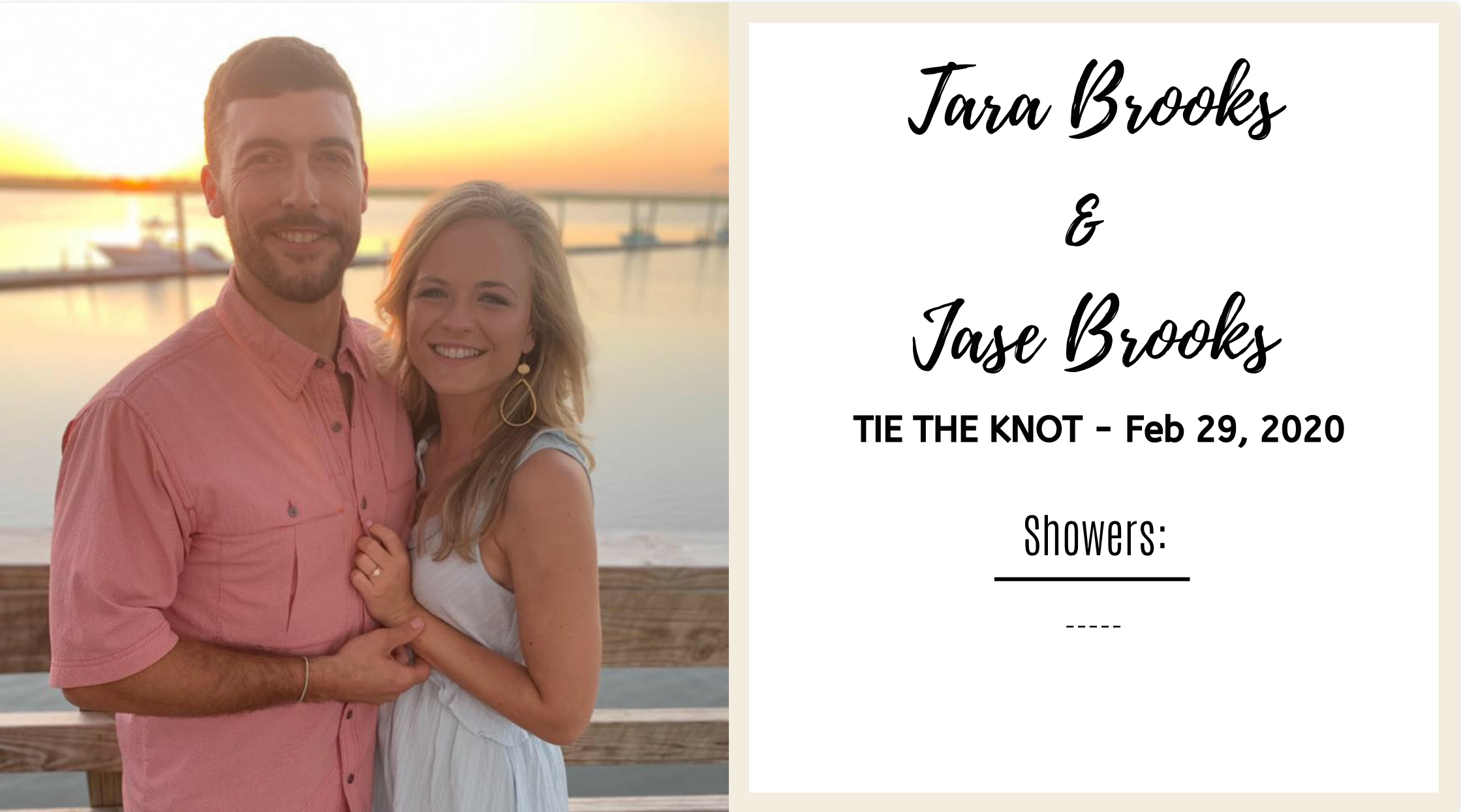 TARA BROOKS + JASE BROOKS