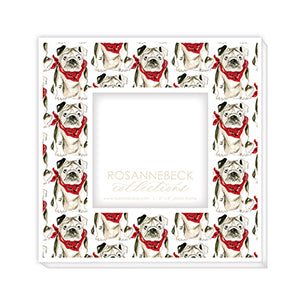 BULLDOG WITH RED & BLACK 4X4 FRAME