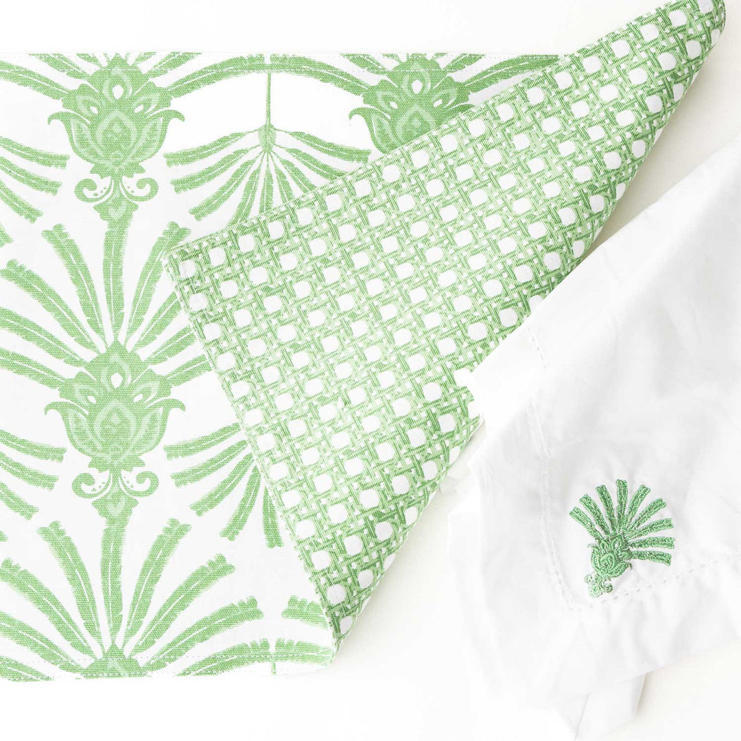 DECO PALM REVERSIBLE PLACEMAT SET