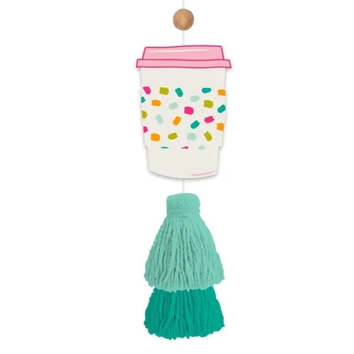 CONFETTI COFFEE CUP AIR FRESHENER