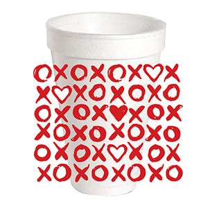 XOXO STYROFOAM CUP