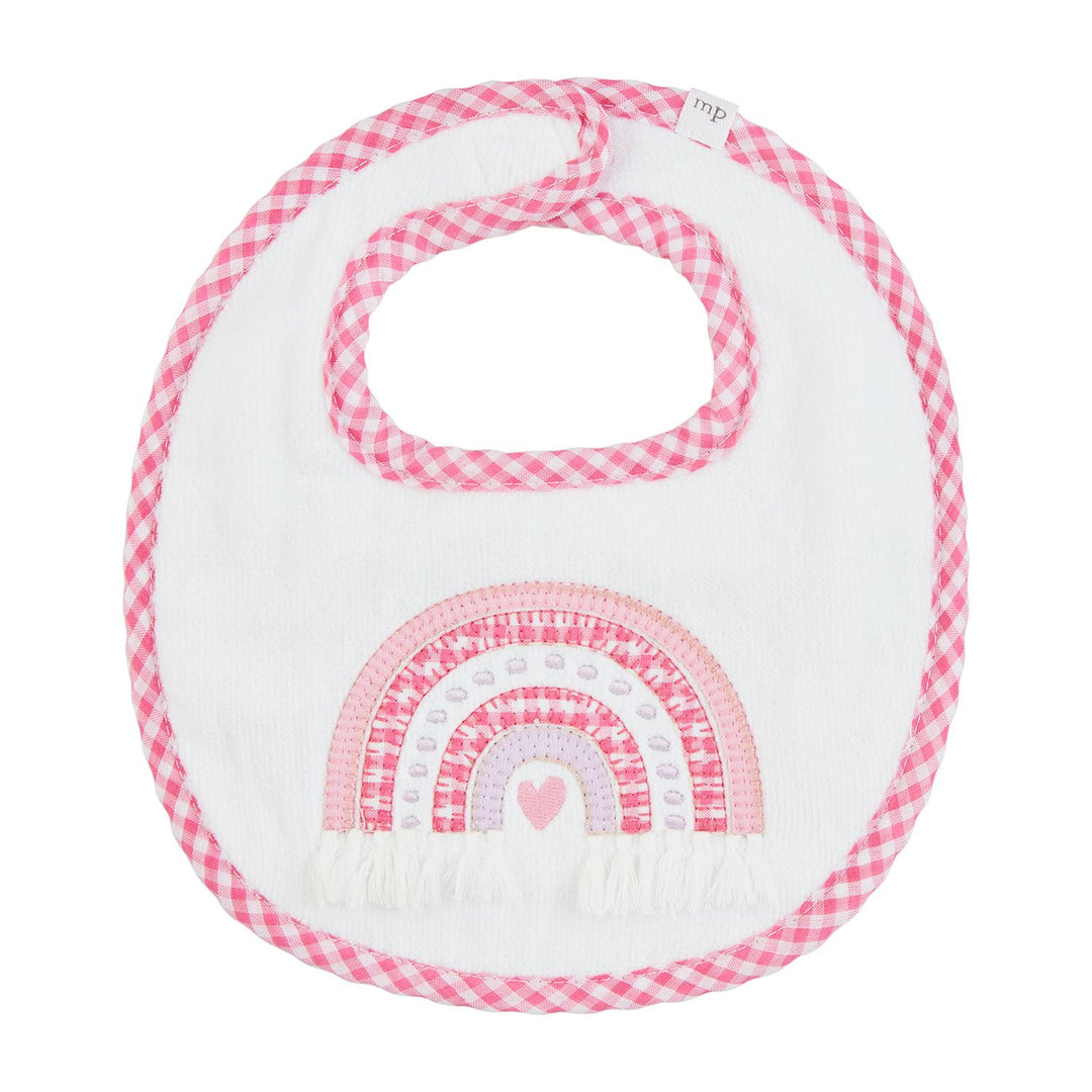 RAINBOW APPLIQUE BIB