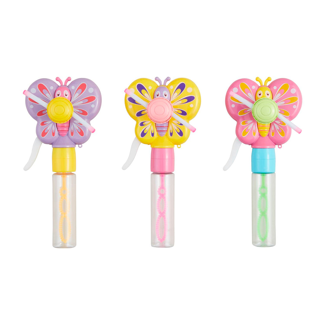 LIGHT UP BUTTERFLY BUBBLE FANS