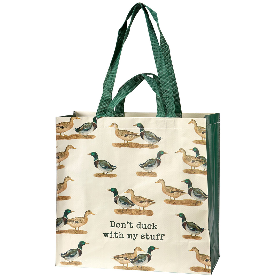 DON'T DUCK WITH MY STUFF MARKET TOTE