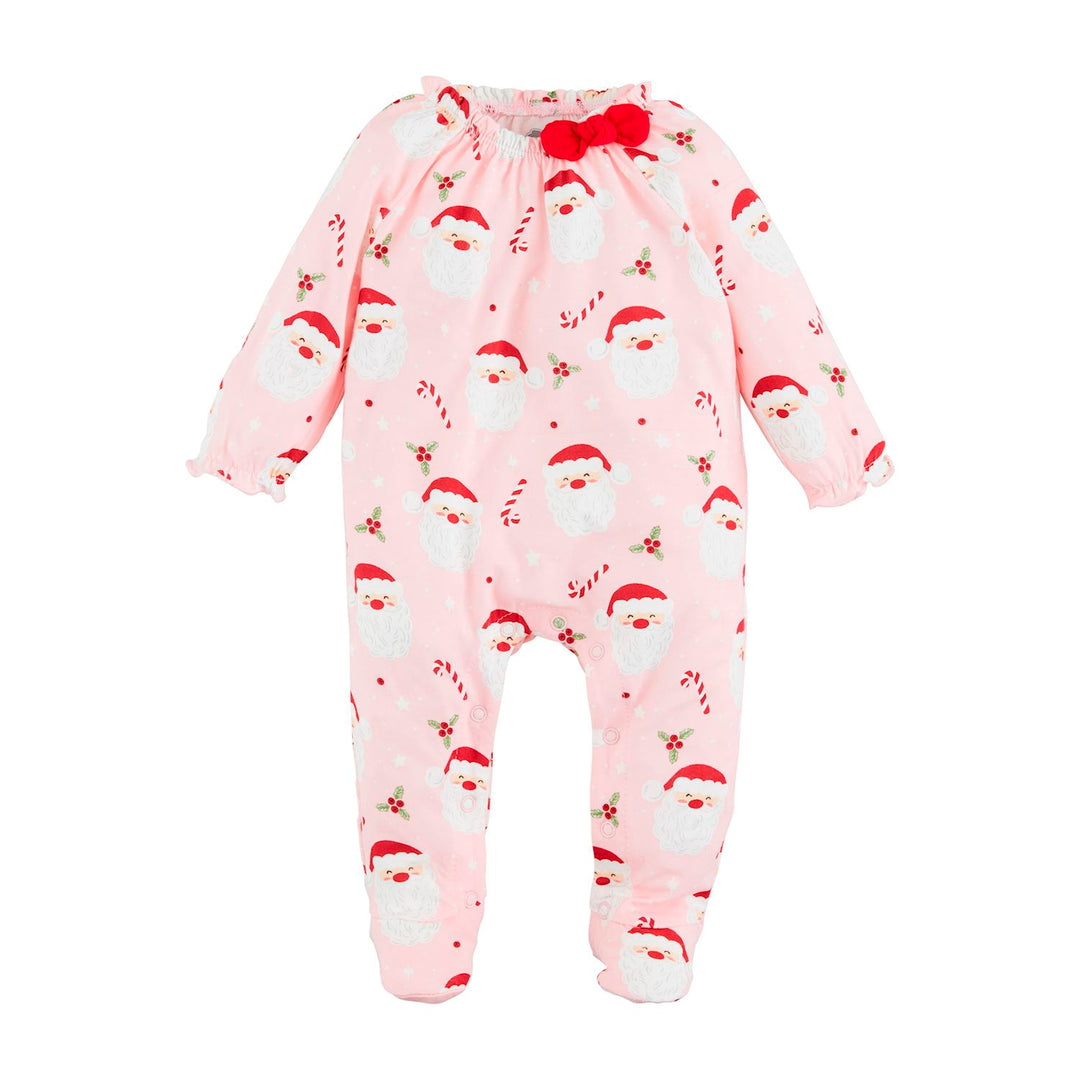 PINK SANTA GLOW FOOTIE