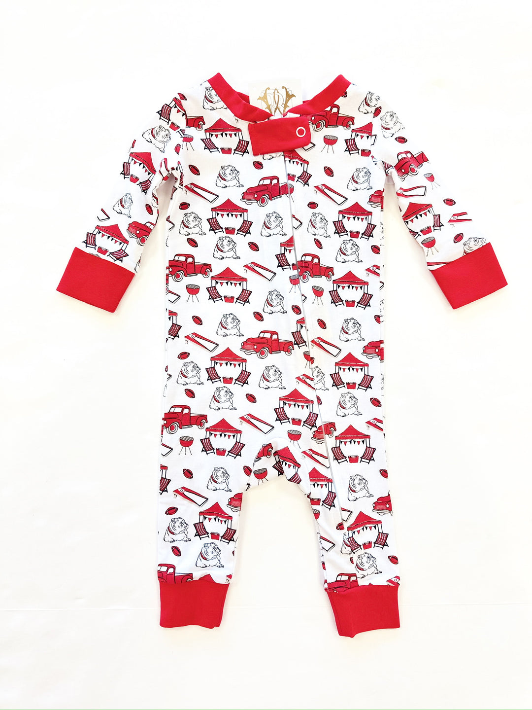 BULLDOG TAILGATE UNISEX FOOTIE