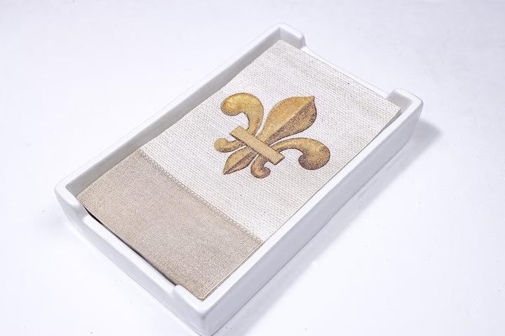WHITE CLASSIC GUEST NAPKIN HOLDER