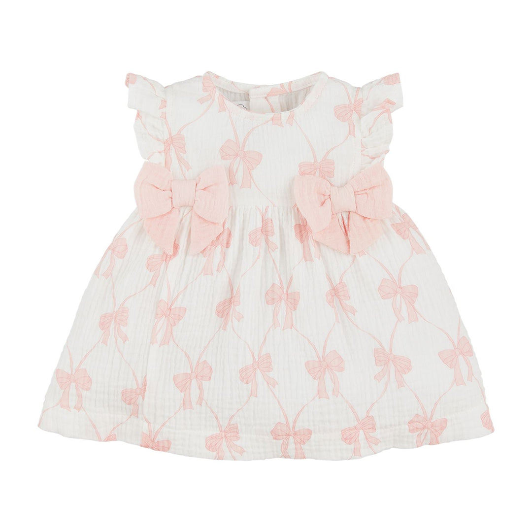 BOW PRINT DRESS