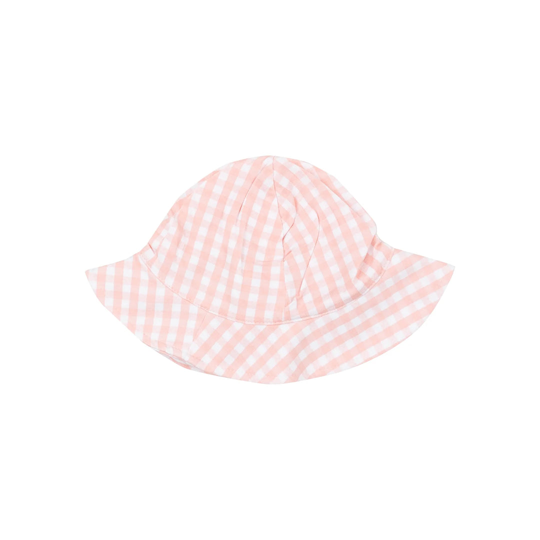 GINGHAM PINK SUNHAT