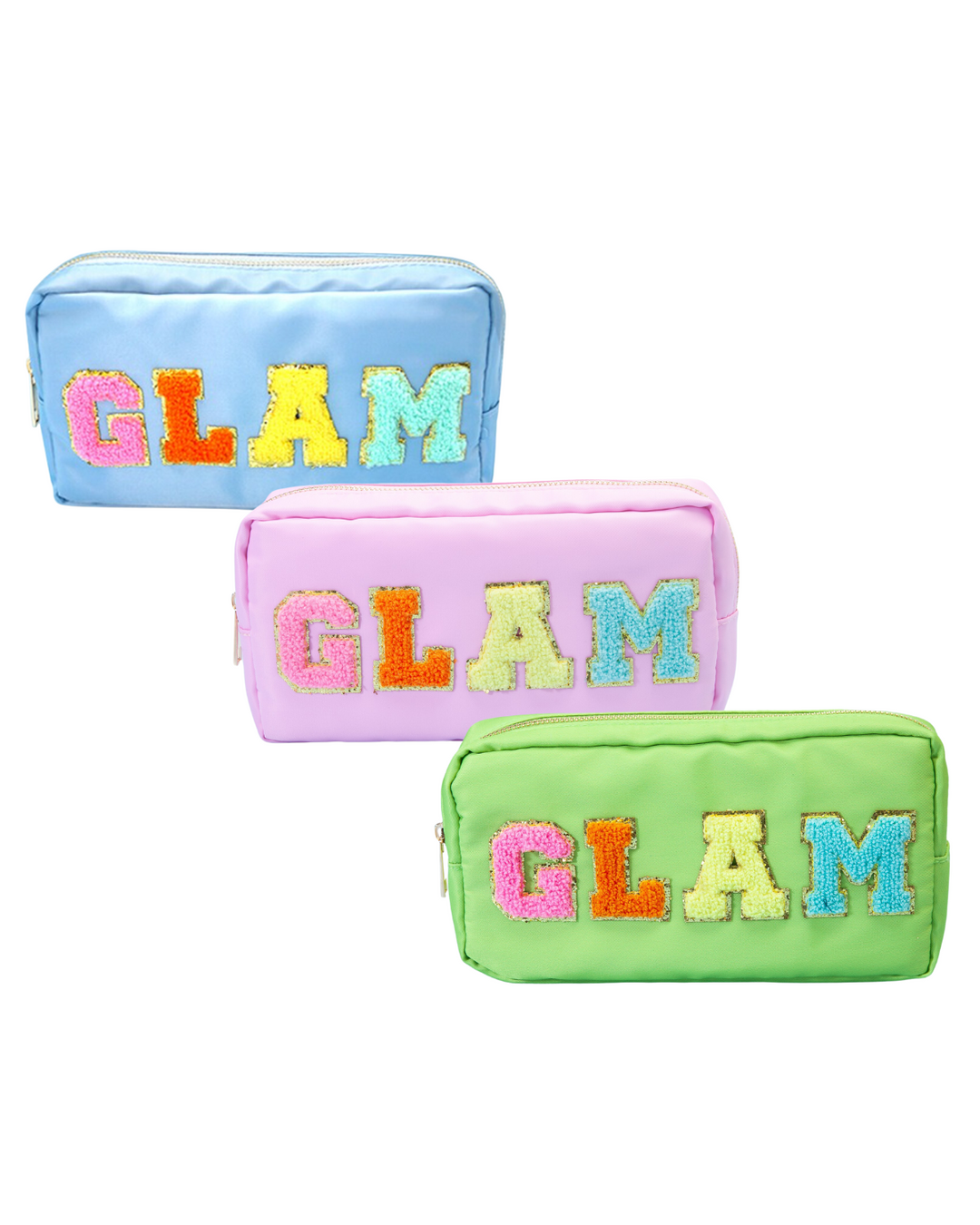 CLASSIC GLAM SMALL TRAVEL MAKEUP POUCH