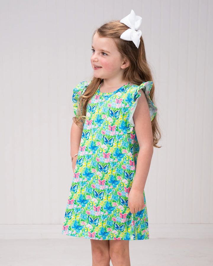 PREPPY BUTTERFLY LORI DRESS