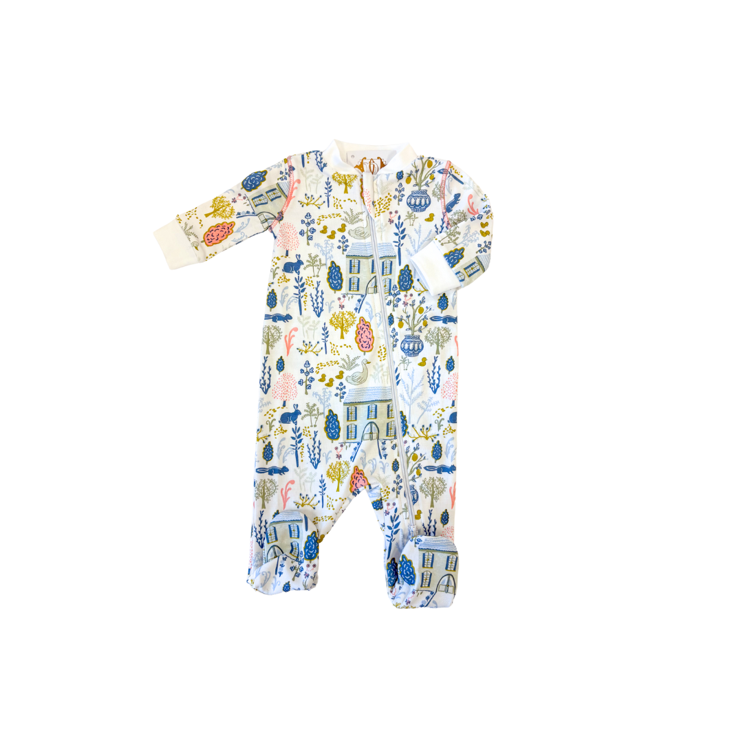 ENGLISH COUNTRYSIDE ZIPPER FOOTIE