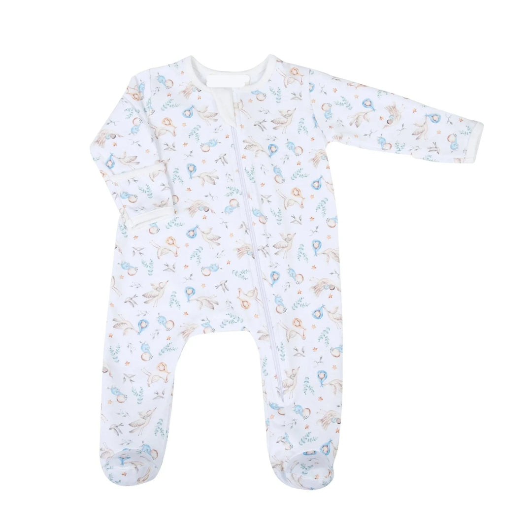 UNISEX CHERISHED ARRIVALS ZIPPER FOOTIE