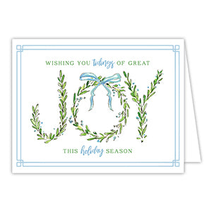WISHING YOU TIDING OF GREAT JOY GREETING CARDS BOX