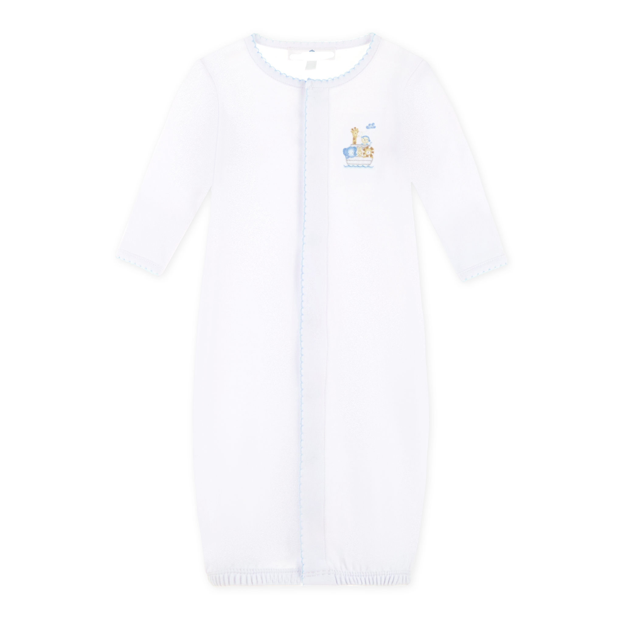 Noah's Ark Light Blue Converter | Magnolia Baby Converter Gown for