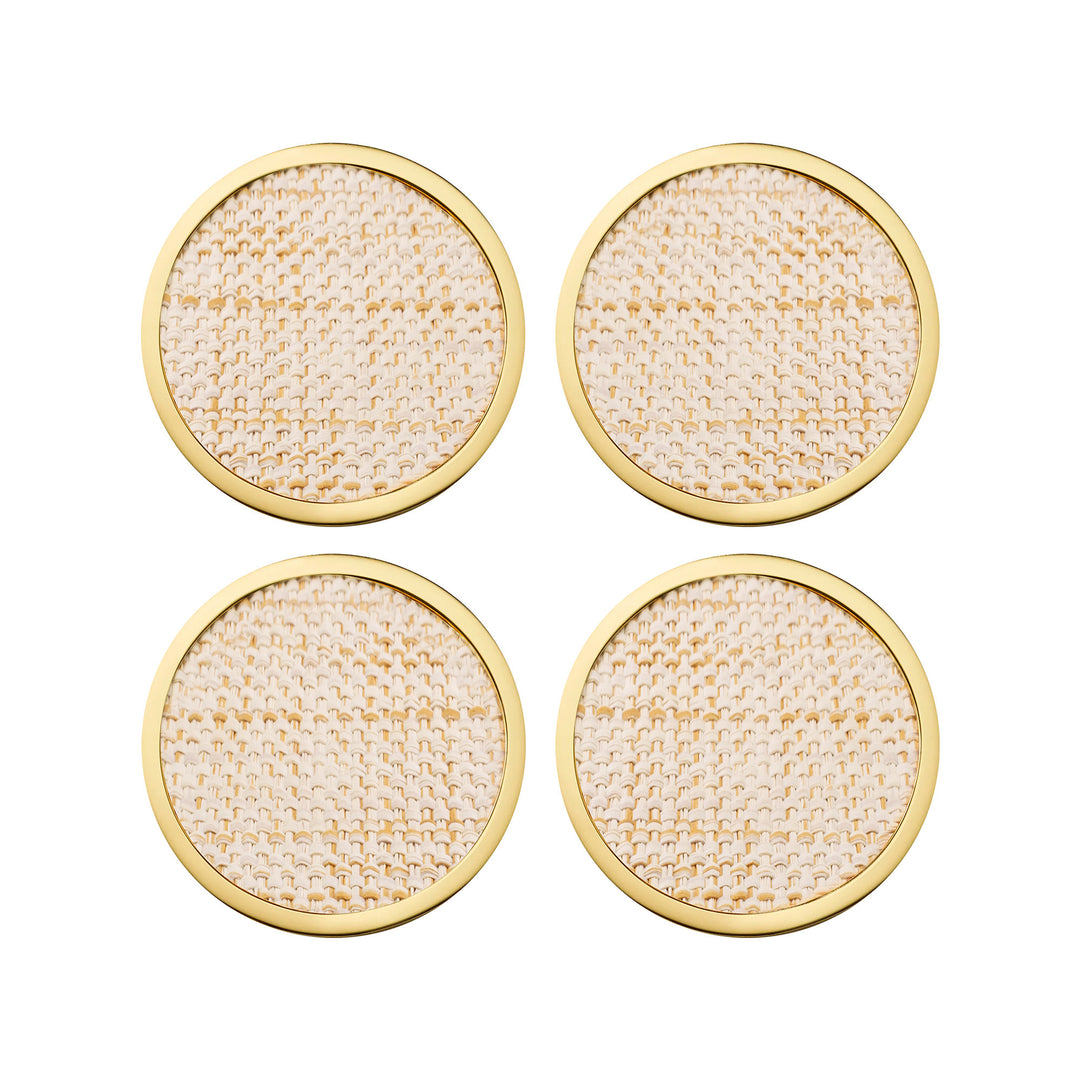 RAFFIA COASTER SET