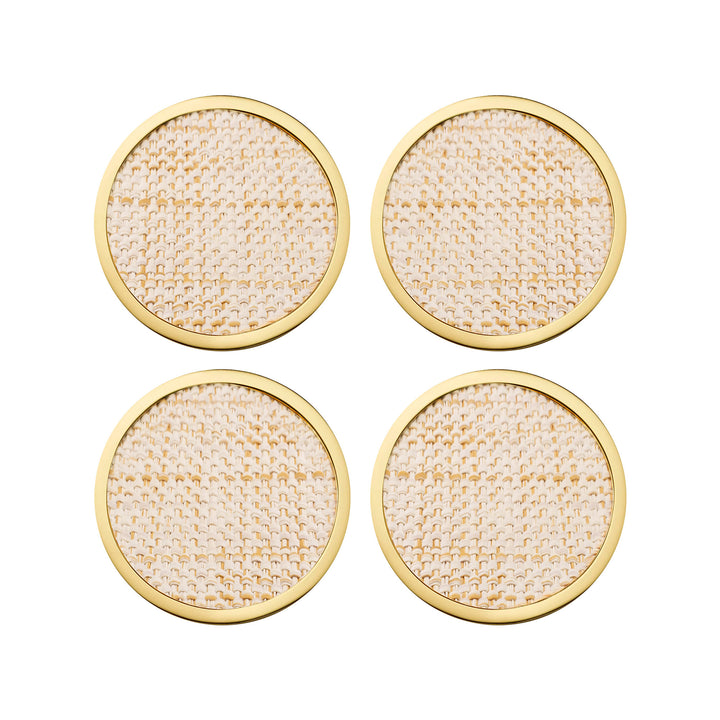 RAFFIA COASTER SET