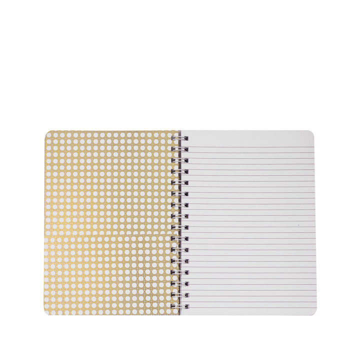 GOLD METALLIC BON VIVANTS MINI NOTEBOOK