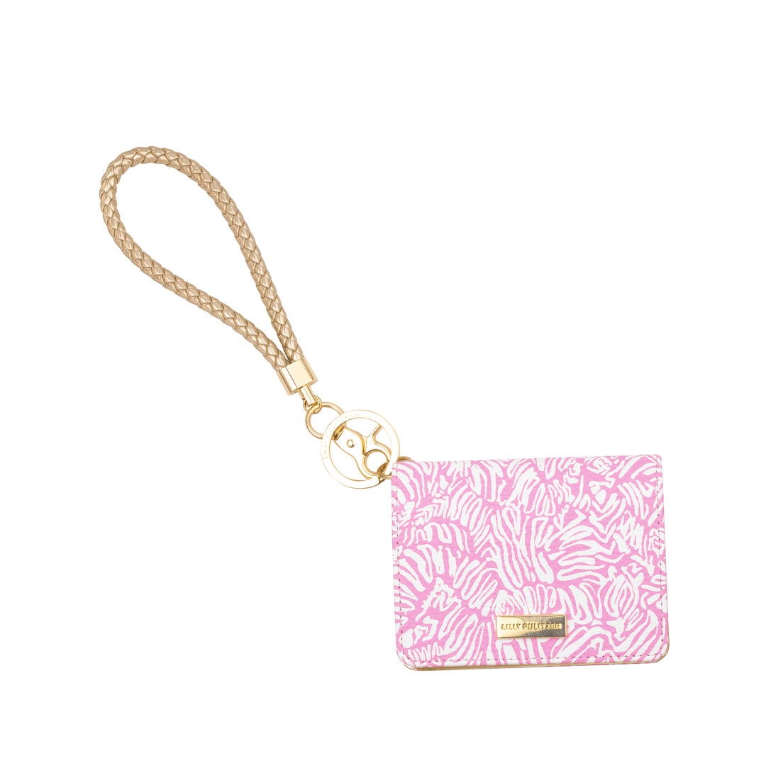 CONCH SHELL PINK ZEE BEBE SNAP CARD CASE