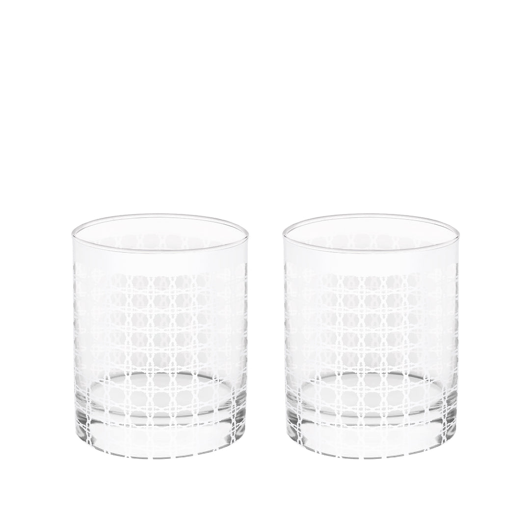 RESORT WHITE CANING LO BALL GLASS SET