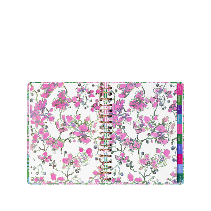 2025-2026 LILLY PULITZER LARGE 17 MONTH AGENDA | ROUSSEAU PINK CUTE AS SHELL
