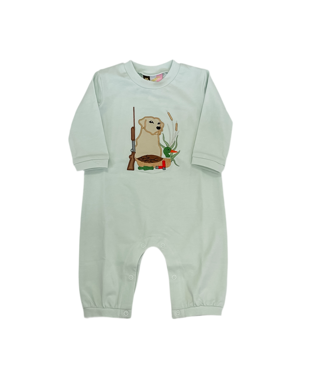 DUCK HUNTING APPLIQUE ROMPER