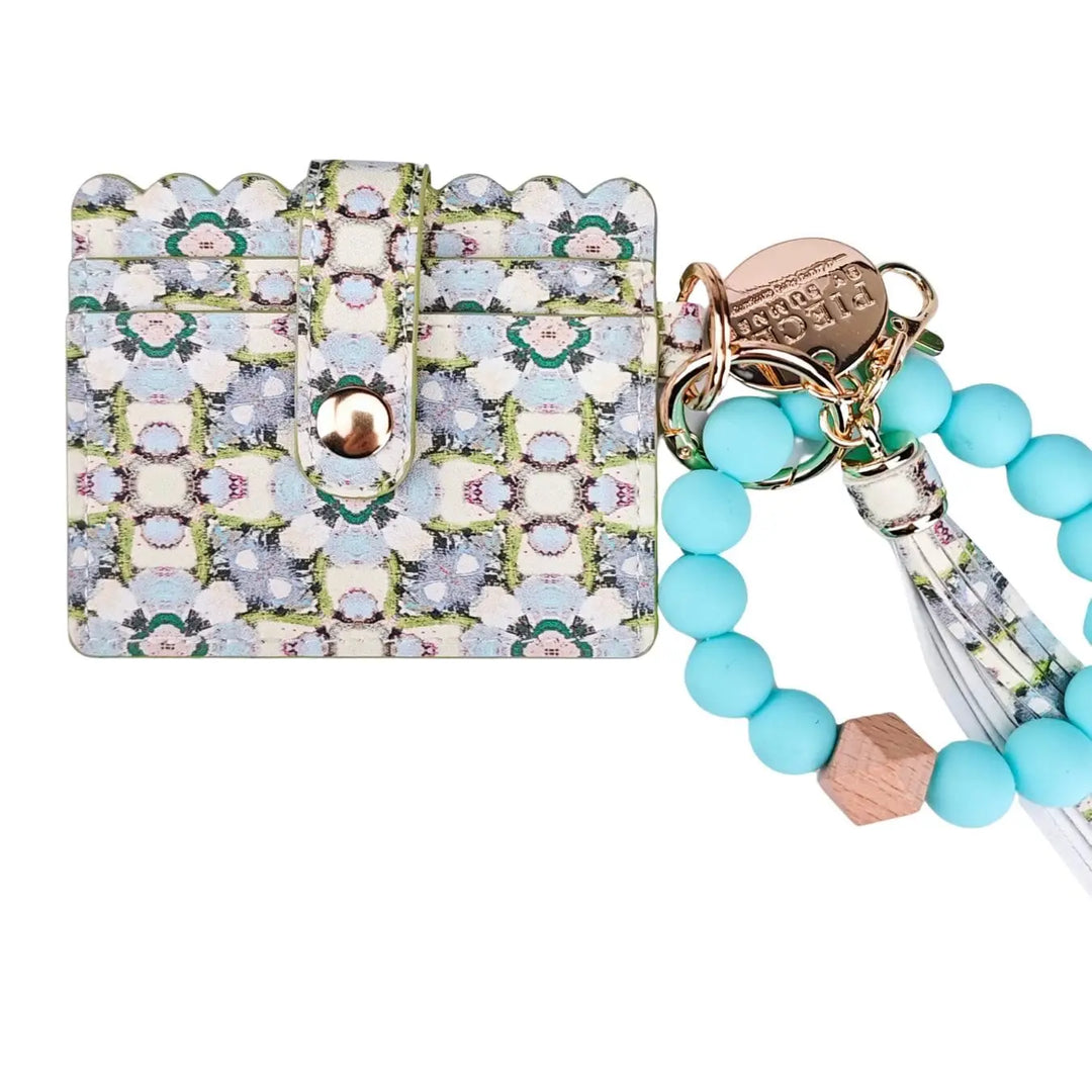 PETUNIA KEYCHAIN WRISTLET WALLET