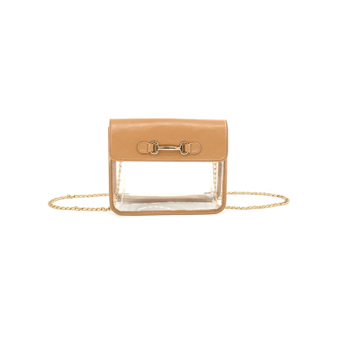 BEIGE CLEAR BAG