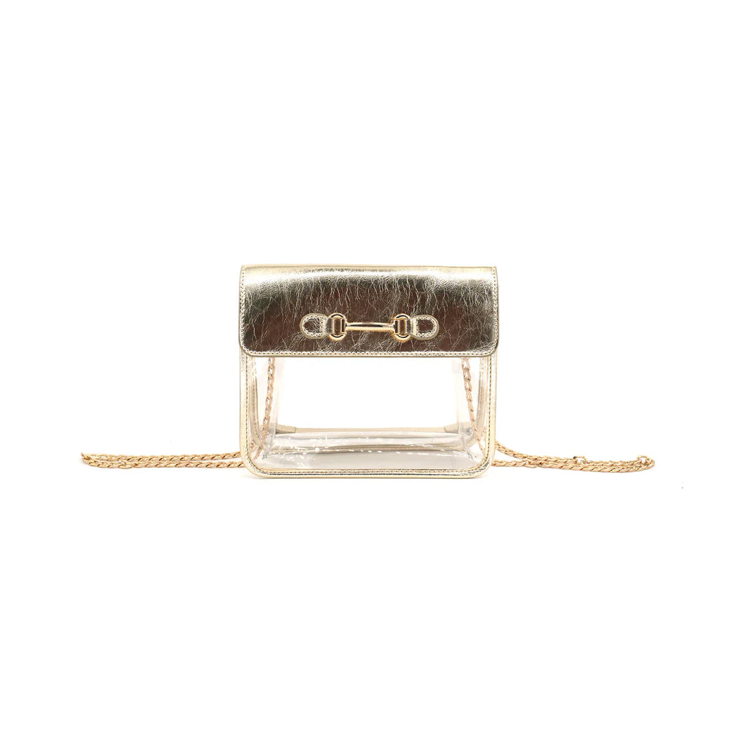 GOLD CLEAR BAG