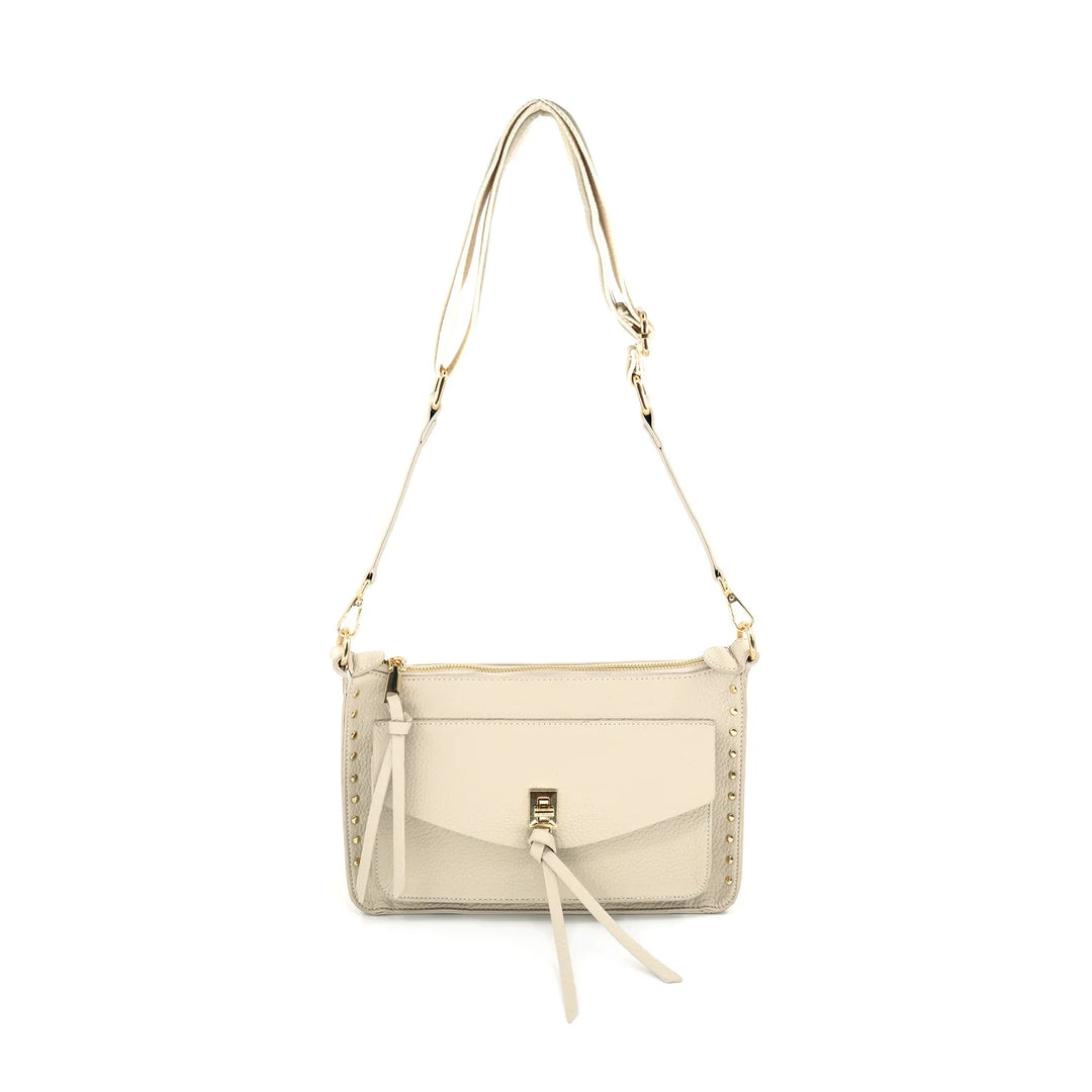 IVORY FRONT POCKET PURSE