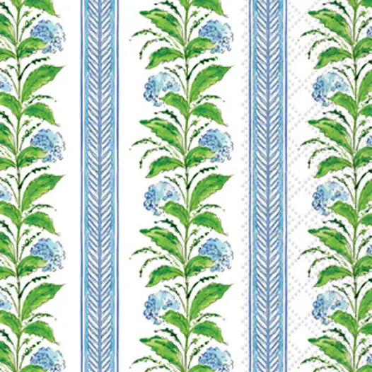 HYDRANGEA STRIPES GUEST TOWEL