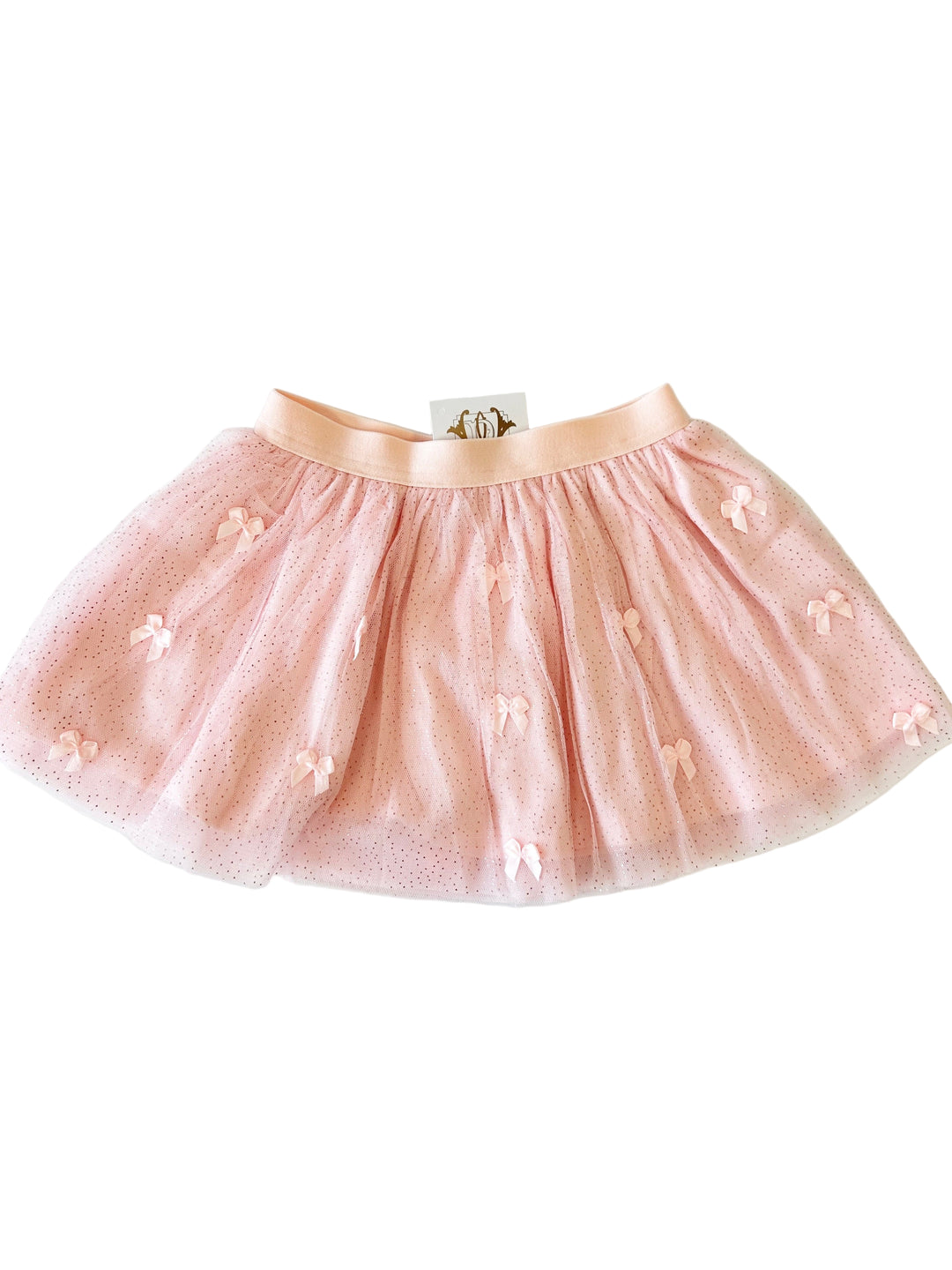 Blush Bows Tutu – Soft Pink Tulle Skirt with Delicate Bow Accents for Girls | Walker Boutique