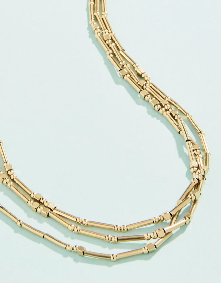 SP MERMAZING LAYERED NECKLACE 17"