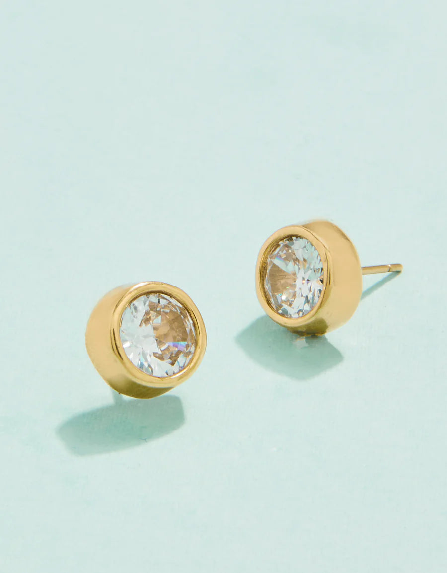 SP LIGHTHOUSE STUD EARRINGS CUBIC ZIRCONIA