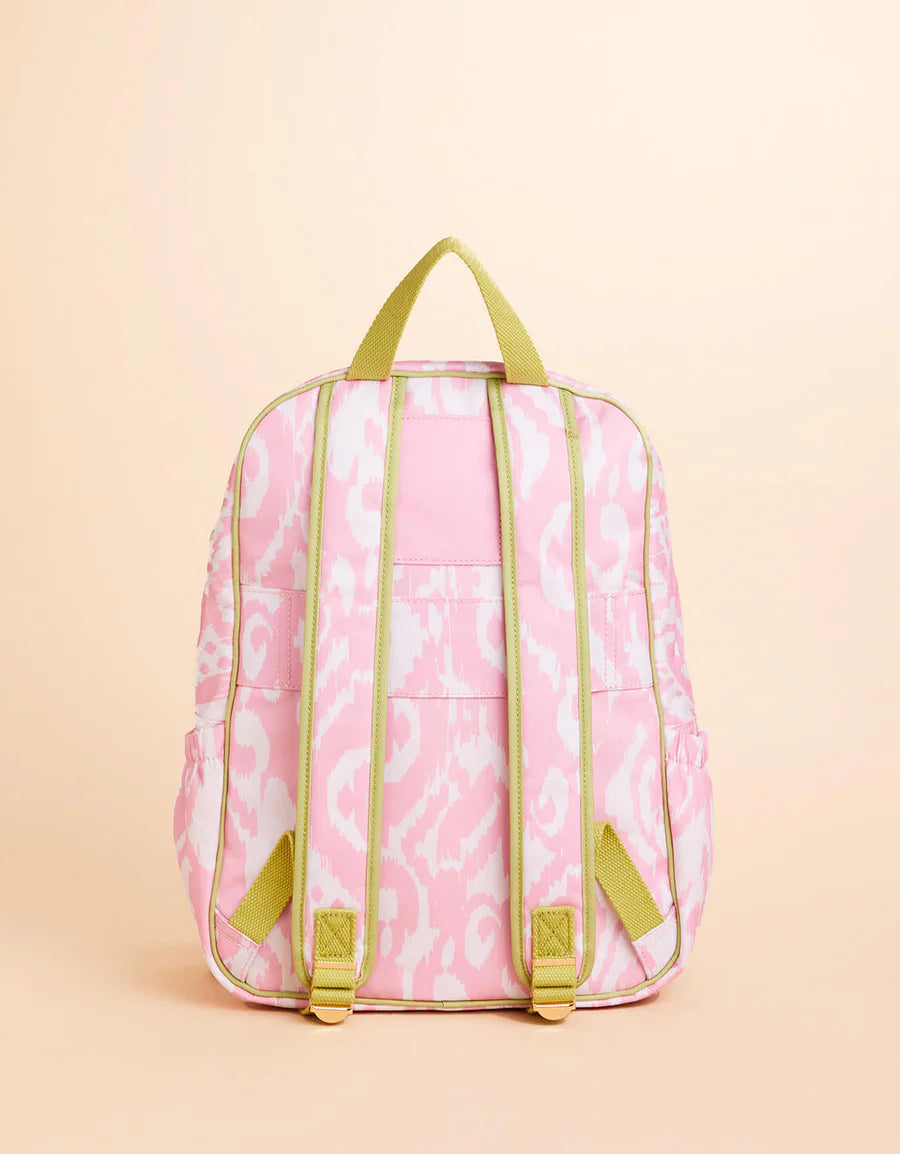 PINK IKAT TECH BACKPACK