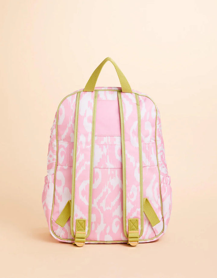 PINK IKAT TECH BACKPACK