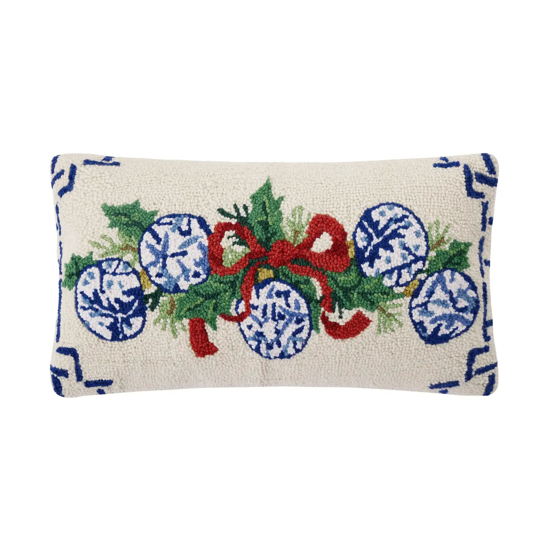 CHINOISERIE ORNAMENTS HOOK PILLOW