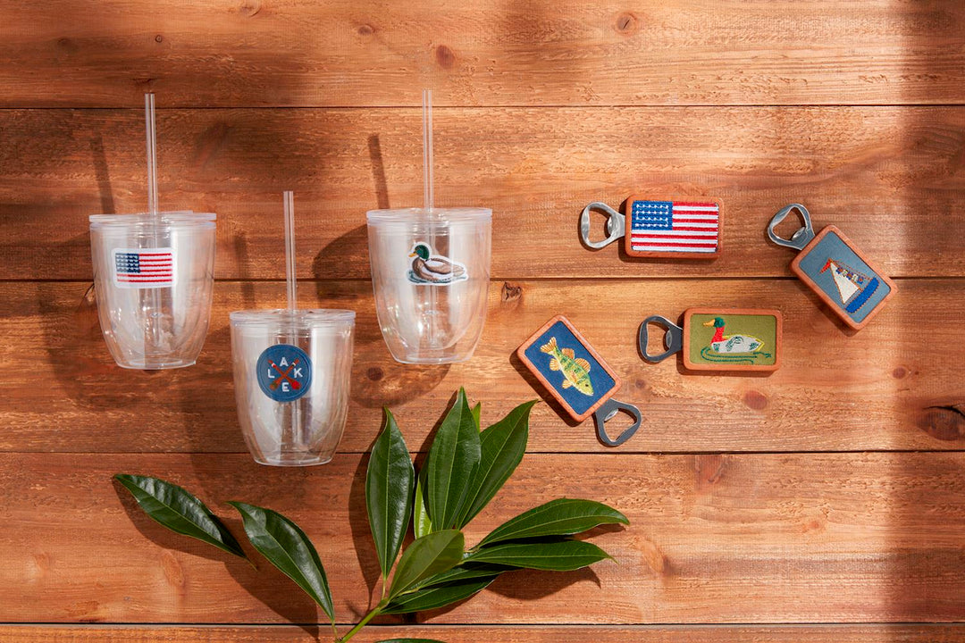 AMERICAN FLAG EMBROIDERED BOTTLE OPENER