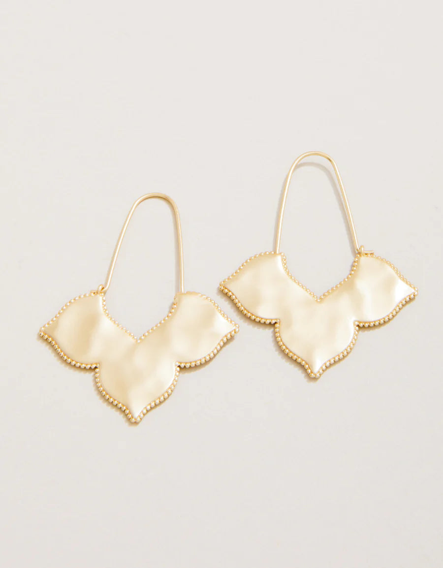 RICHMOND HILL WIRE HOOP EARRINGS GOLD