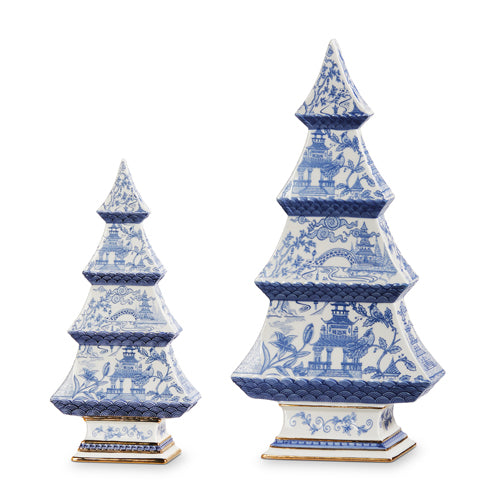 BLUE & WHITE CHINOISERIE TREE