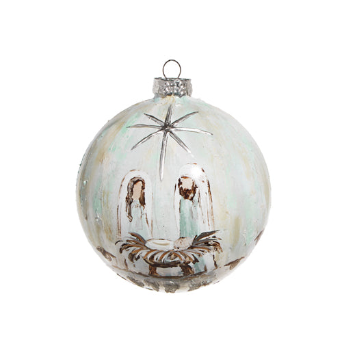 HOLY FAMILY BALL ORNAMENT