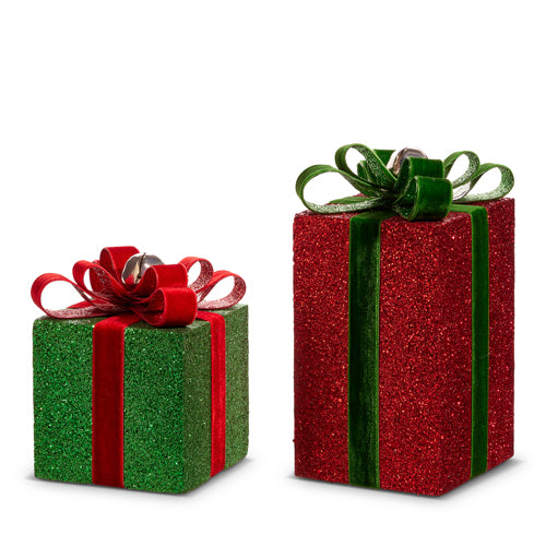 RED & GREEN WITH BELL PACKAGES