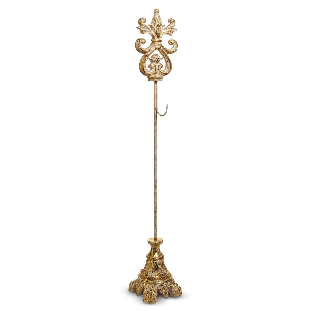 Gold Acanthus Wreath Stand – Elegant Decorative Stand for Seasonal Wreath Display | Walker Boutique