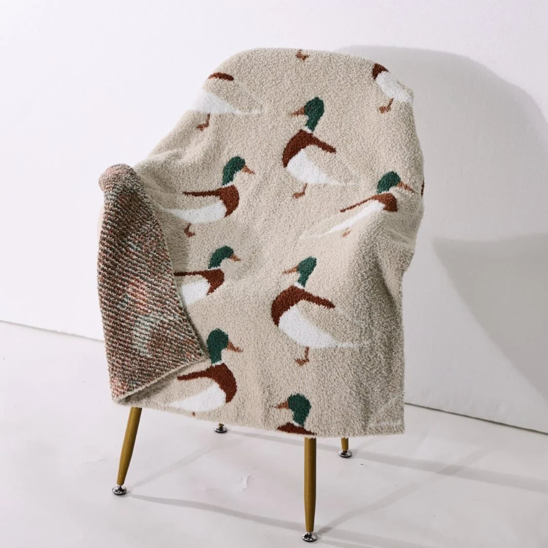 SIMPLE MALLARD CHENILLE BLANKET