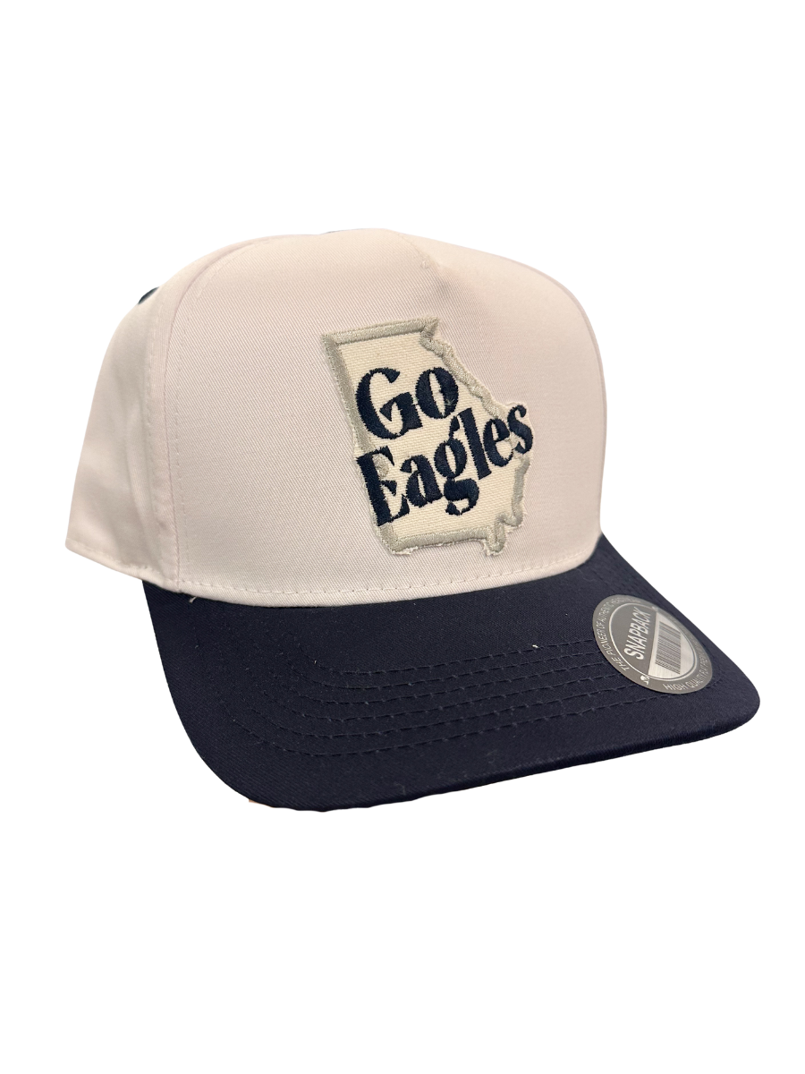 GO EAGLES GEORGIA OUTLINE HAT