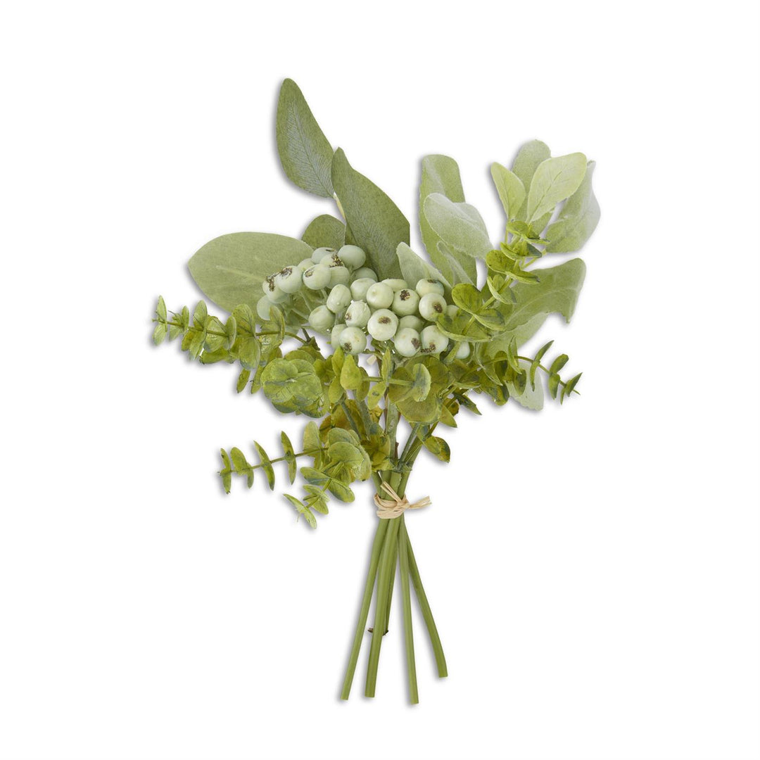 13" MIXED GREEN FOLIAGE WITH BERRIES BUNDLE