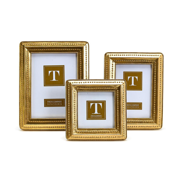 GOLD BEADED FRAME