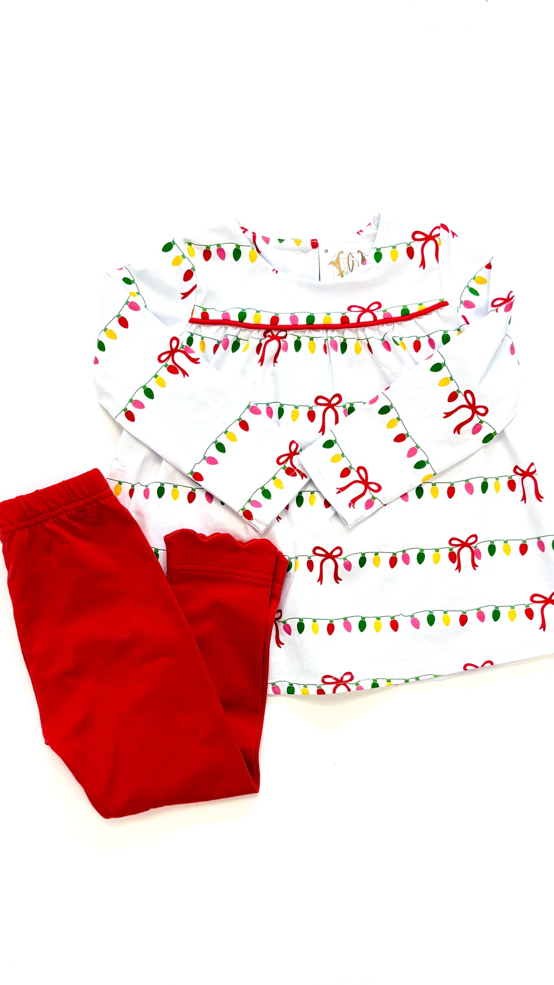CHRISTMAS LIGHTS LEGGING SET