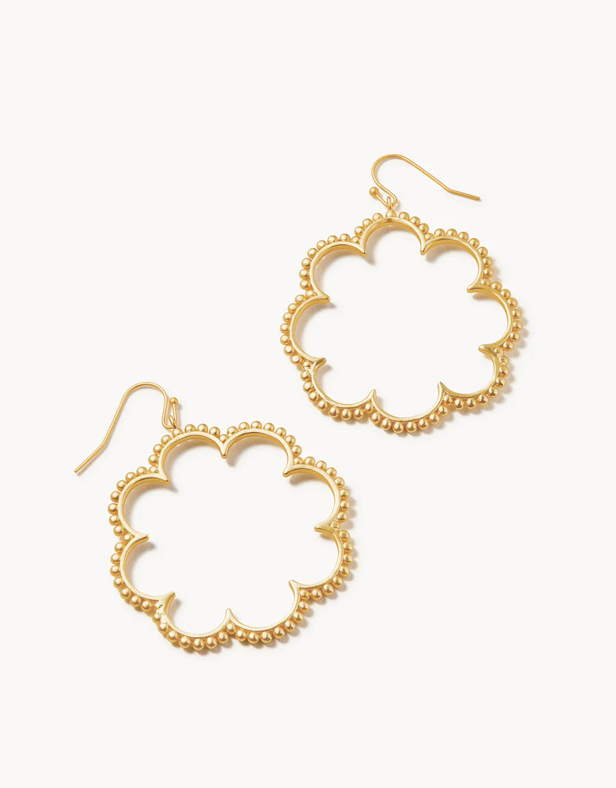 DOTTED DAISY EARRINGS