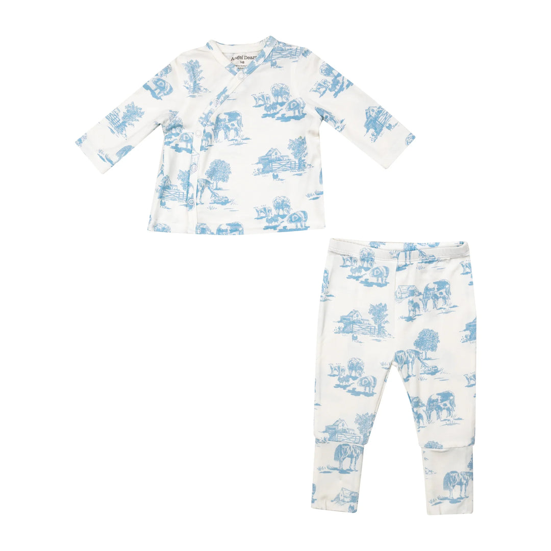 BLUE FARM TOILE TAKE ME HOME SET